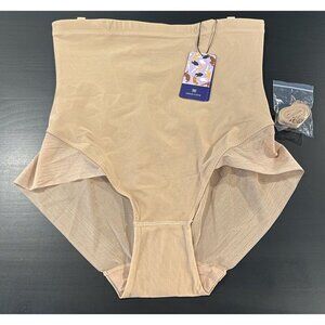 NWT Honeylove Superpower Brief Shapewear Sand Tan Size 1X New